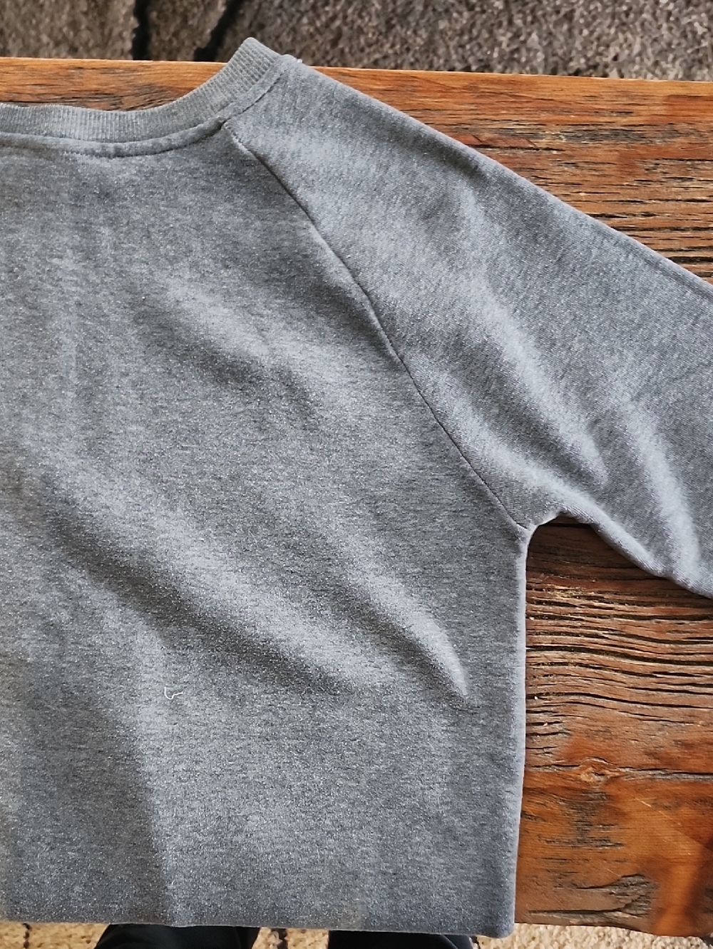 Soft 'Dog Mom' Grey Crew Neck Sweater- Medium - Picture 6 of 6